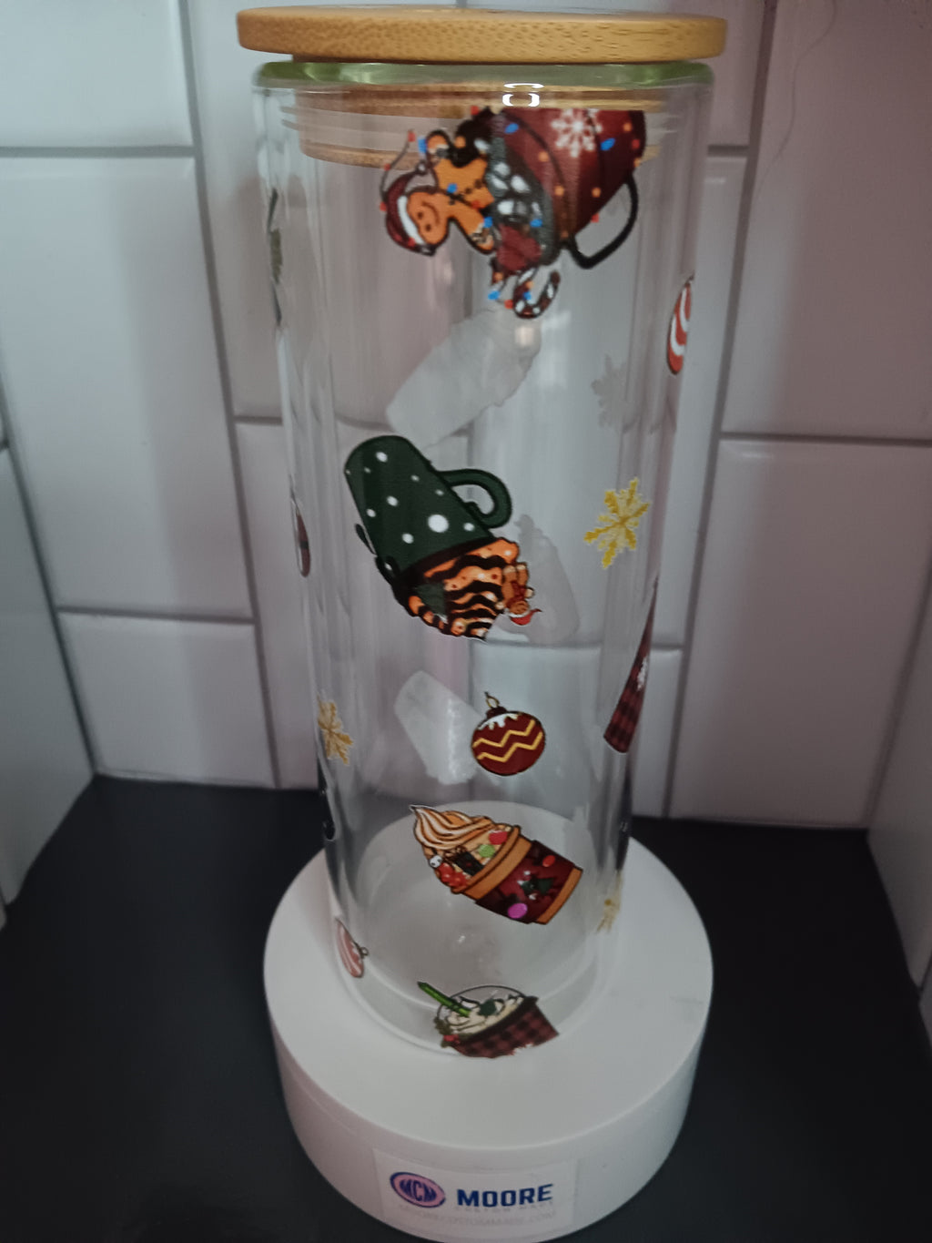 20oz Snow Globe Tumbler